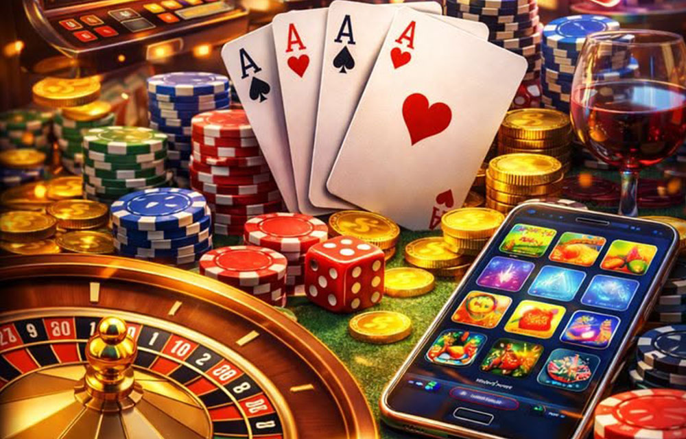 Hình minh họa game, lá bài và không gian giải trí cho bài viết EE88