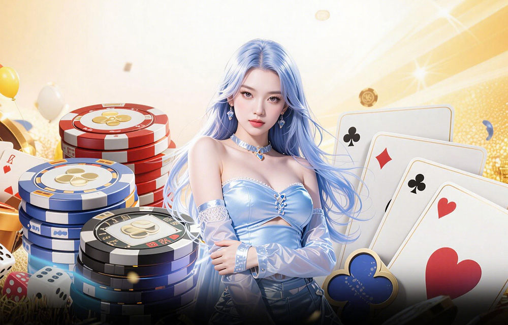 Hình minh họa game, lá bài và không gian giải trí cho bài viết EE88